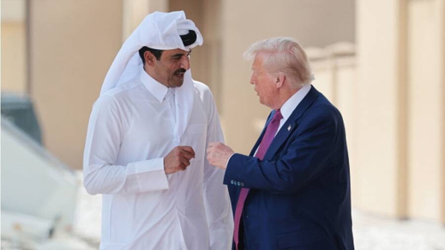 Qatari Emir discusses de-escalation with Trump