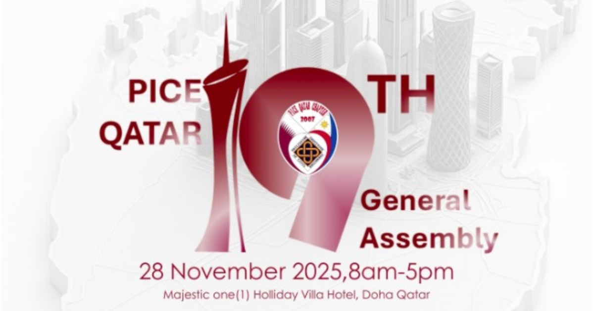 PICE Qatar to Hold 9th General Assembly