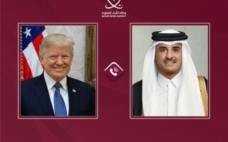 Qatar Emir discusses regional situation with Trump